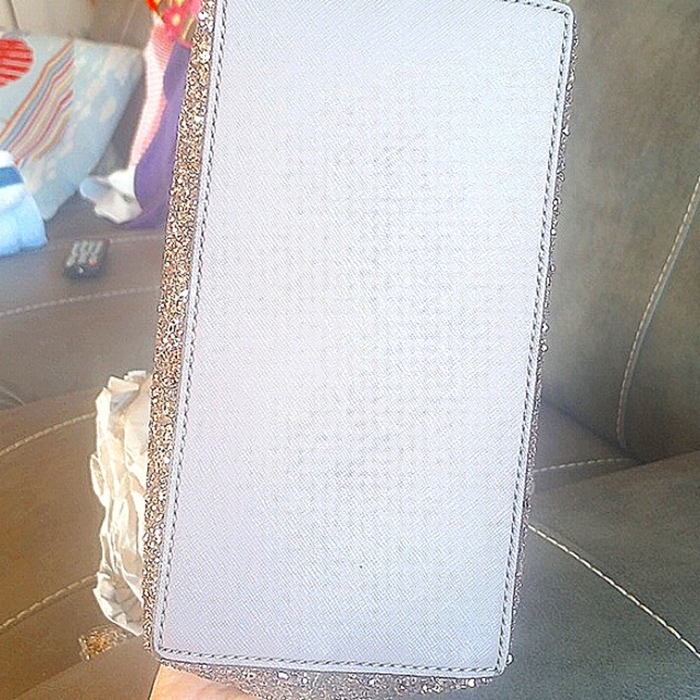 Kate Spade,ALL THAT GLITTERS, Greta Court, gorgeous, NWT w/coin purse/cardholder - Picture 7 of 11